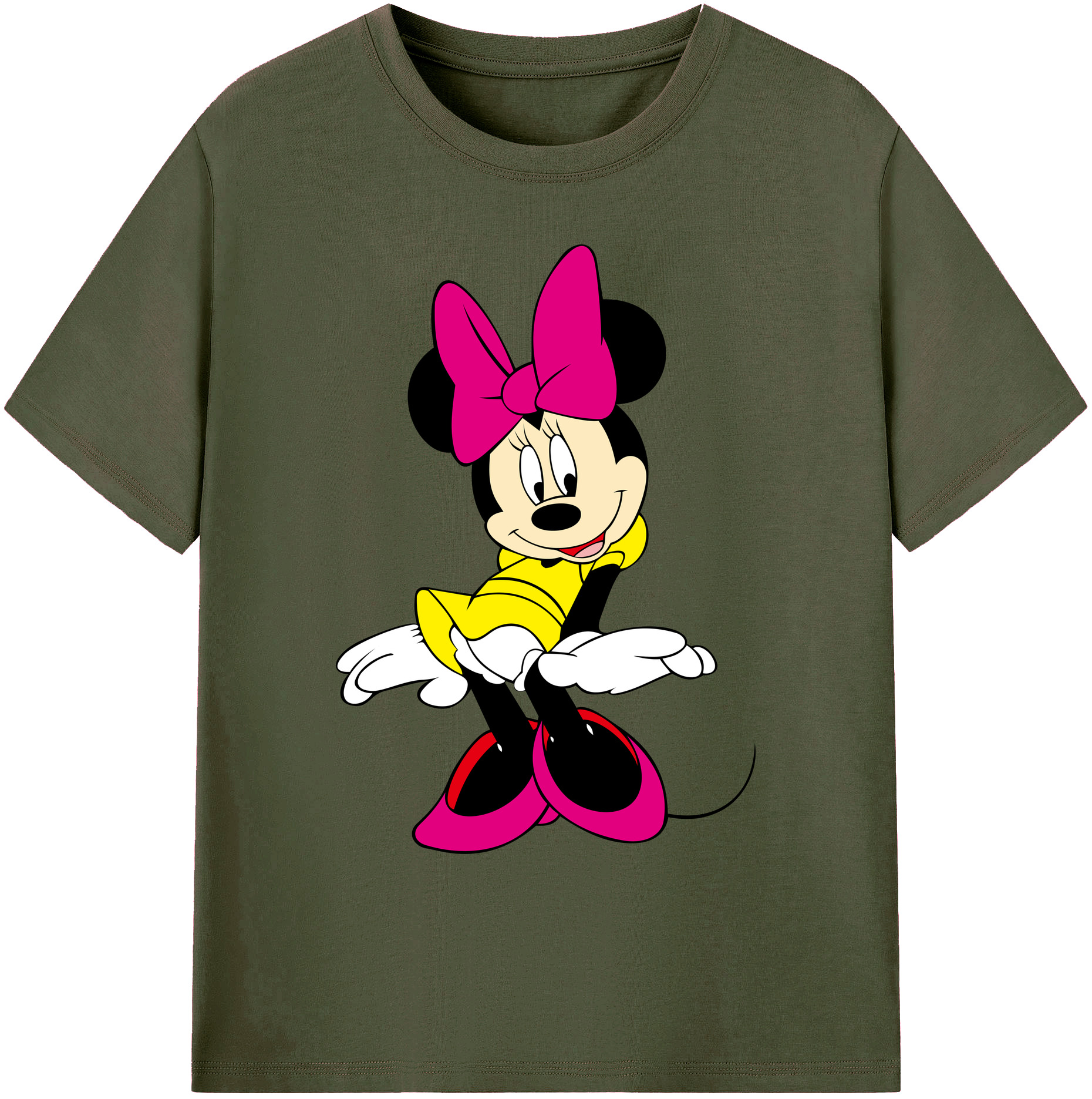 ミッキーマウス Mickey Mouse 綿100％ メンズ半袖Tシャツ｜肌触りやわらか＆通気性